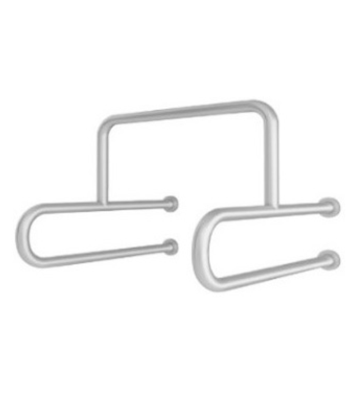 Straight handicap grab bar 800mm, durable and adjustable grab bar for bathrooms by Askon Hygiene