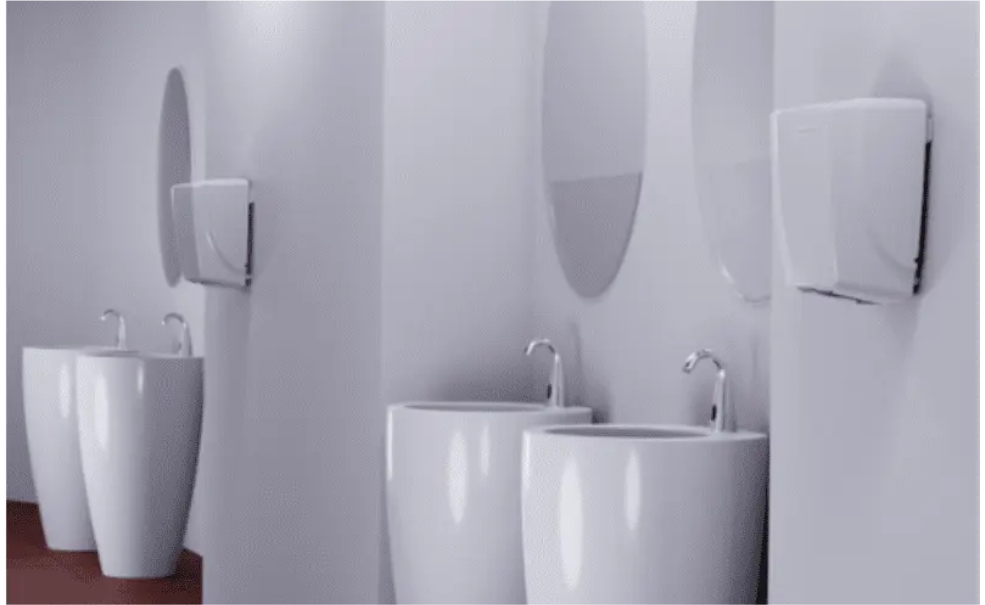 compact plastic hand dryers