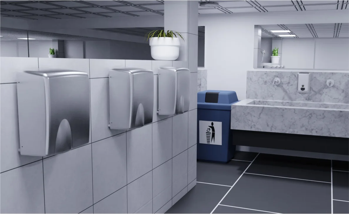 InstaJet Hand Dryer – Side View