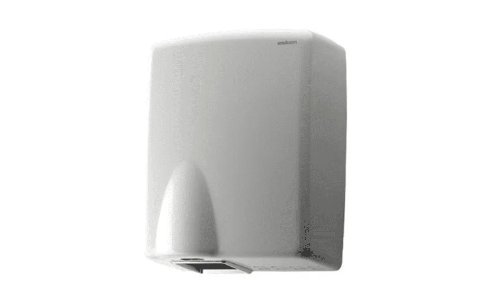Single Blower Automatic Hand Dryer – White ABS with Energy Efficient Motor