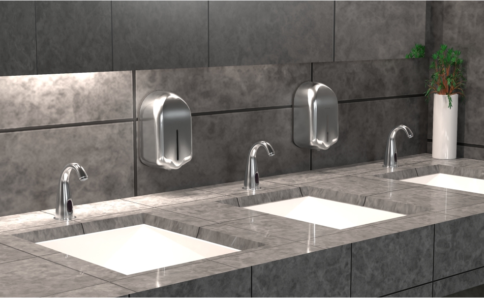 Sturdy Soap Dispenser with Transparent Window