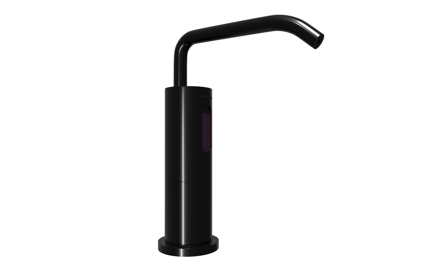 Premium black counter mounted automatic soap dispenser