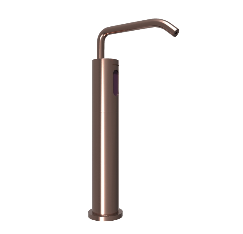 Elegant rose gold counter mounted automatic soap dispenser