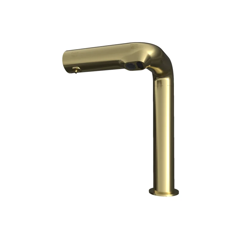 2-in-1 Sensor Tap with Automatic Soap Dispenser in Champagne Gold Finish