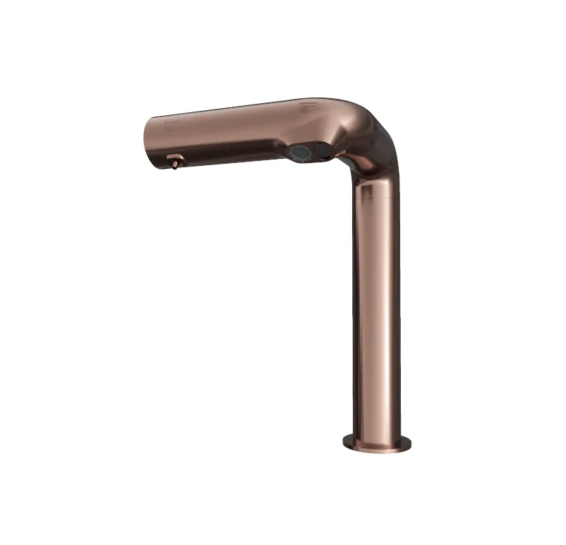 2-in-1 Sensor Tap with Automatic Soap Dispenser in Rose Gold Finish