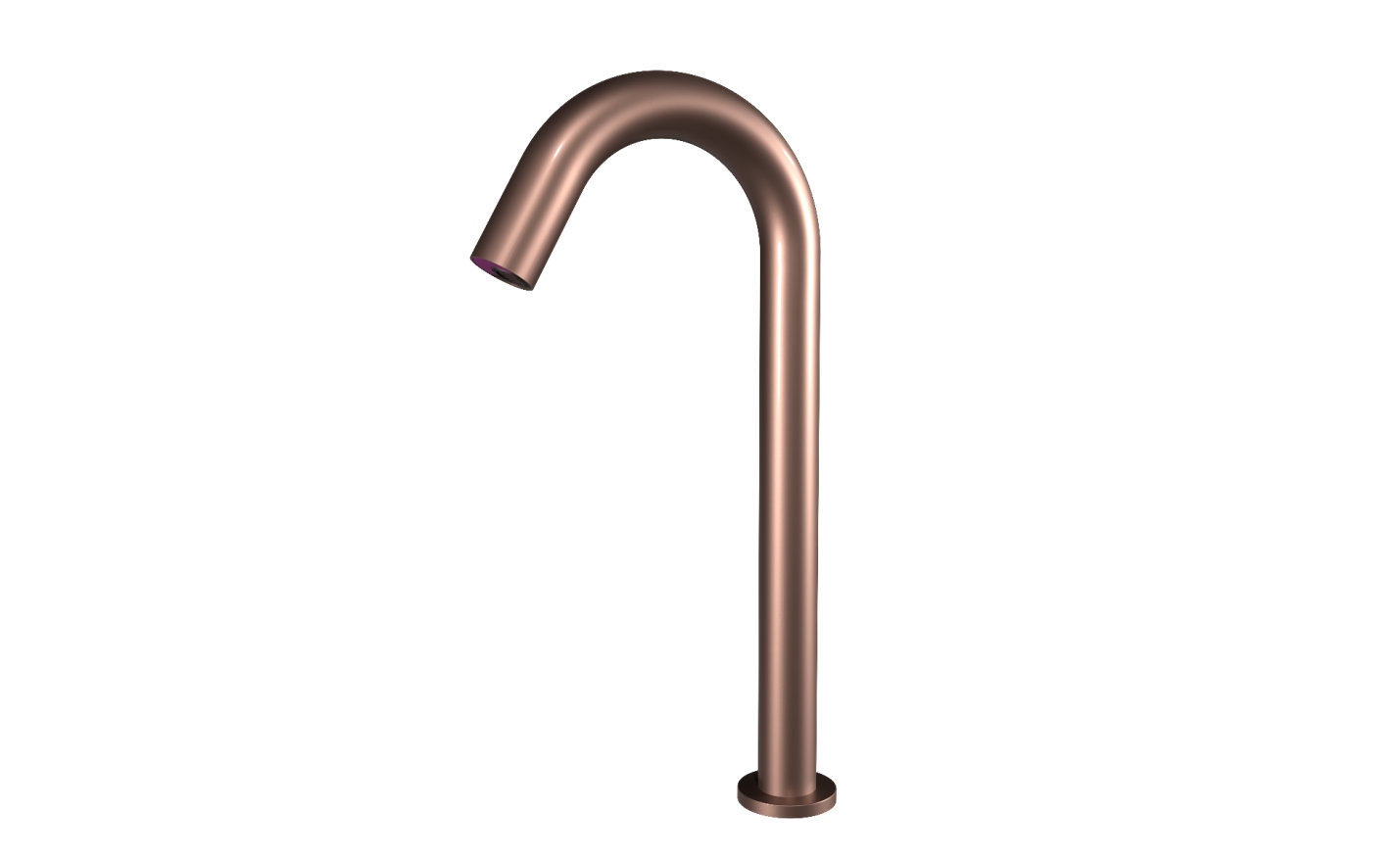 Rose Gold Tall Sensor Tap for Touchless Operation