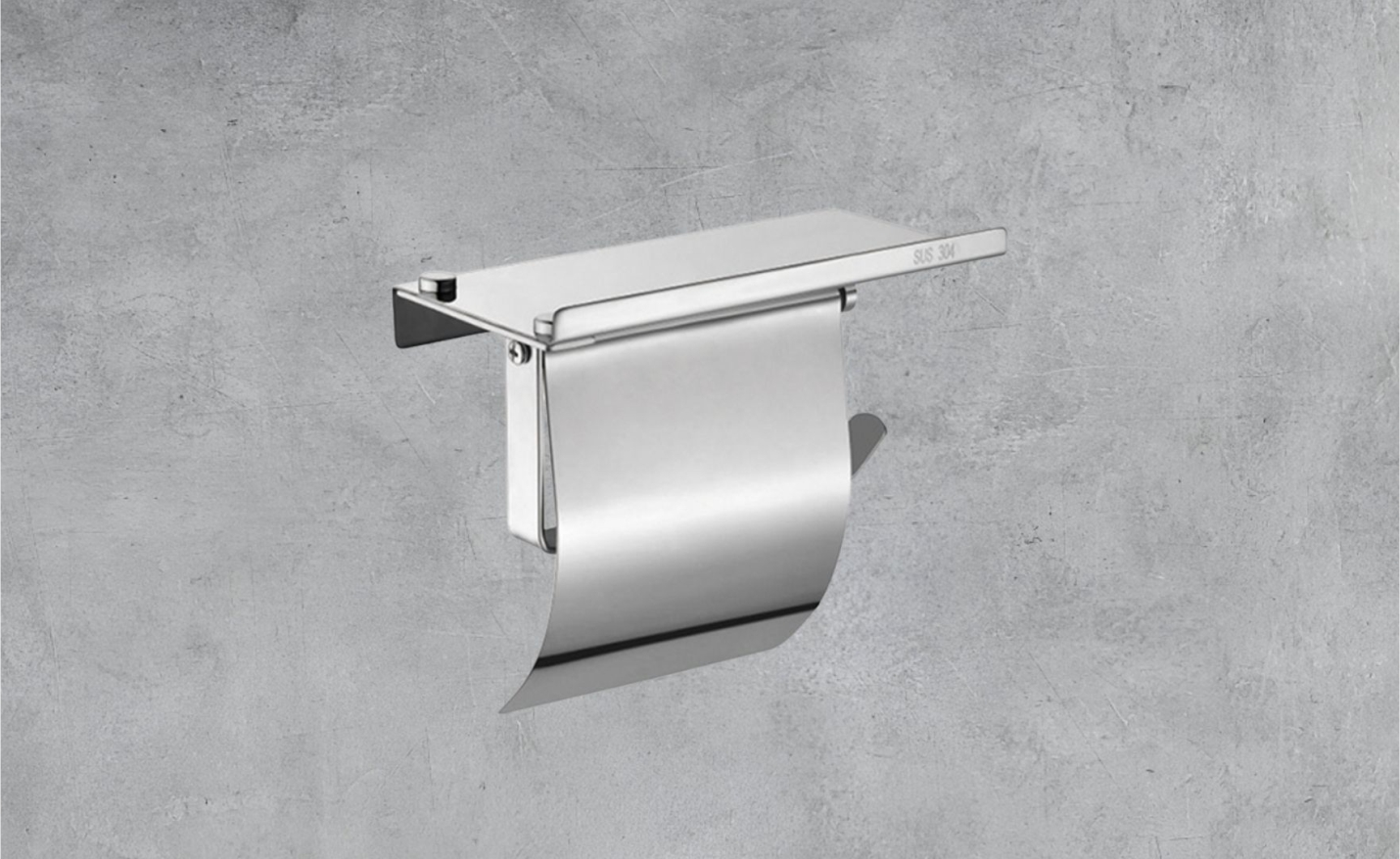 AST-30SR stainless steel toilet tissue paper holder by Askon