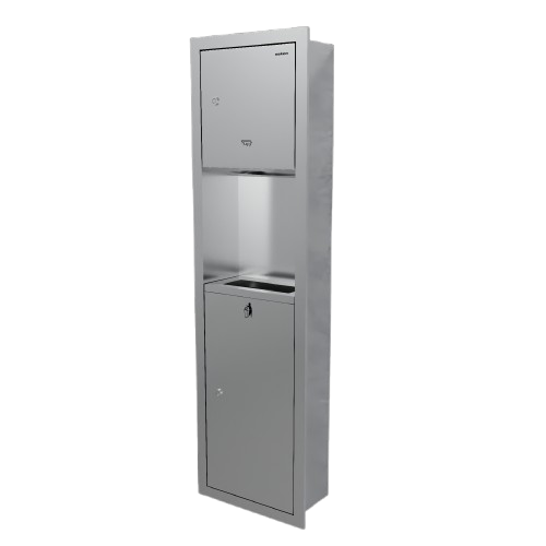 2 in 1 Stainless Steel Recessed Panel 