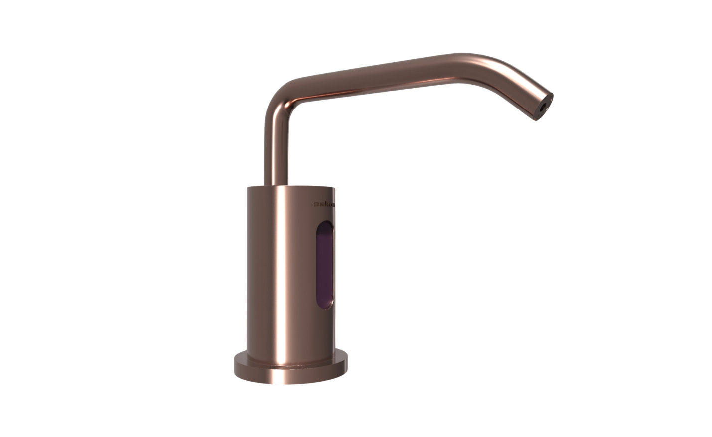 Counter Mounted Automatic Soap Dispensers in Rose Gold