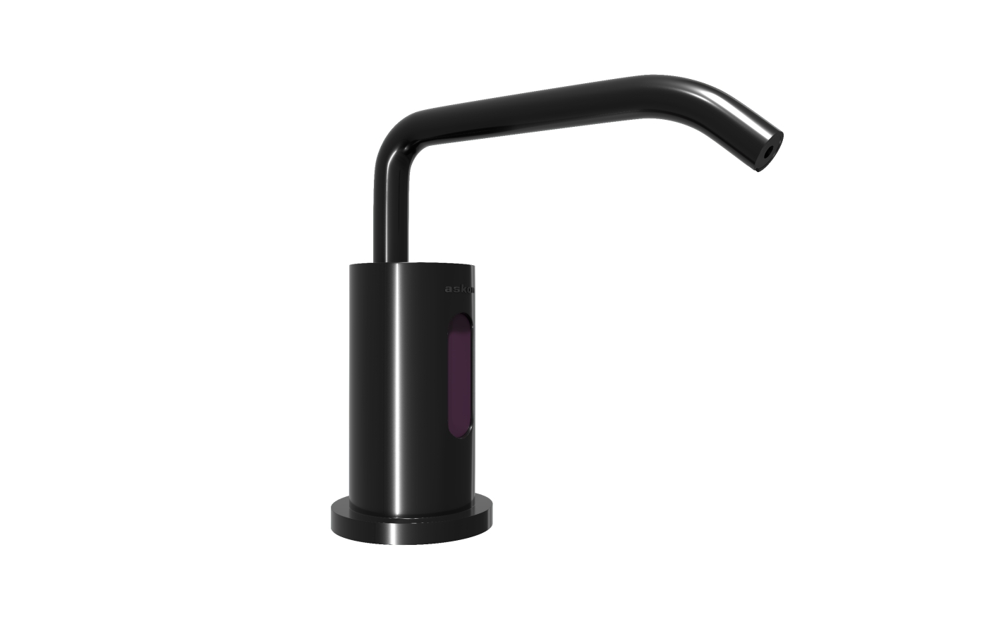 Counter Mounted Automatic Soap Dispensers in Black                            