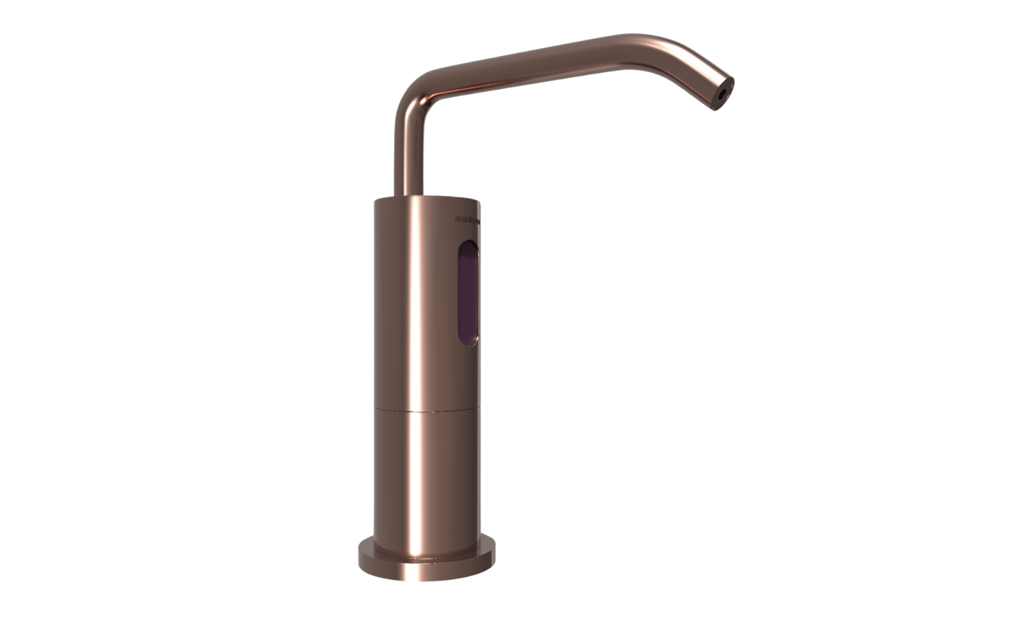 Counter Mounted Automatic Soap Dispensers in Rose Gold