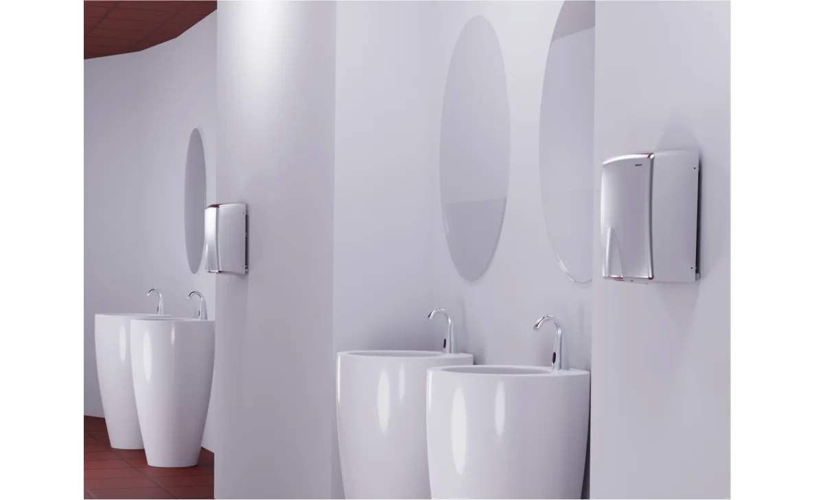 InstaJet Hand Dryer SS Brush Finish view 4