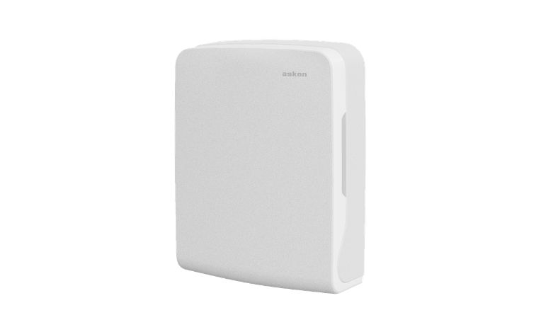 Paper Towel Dispenser in White ABS view 8