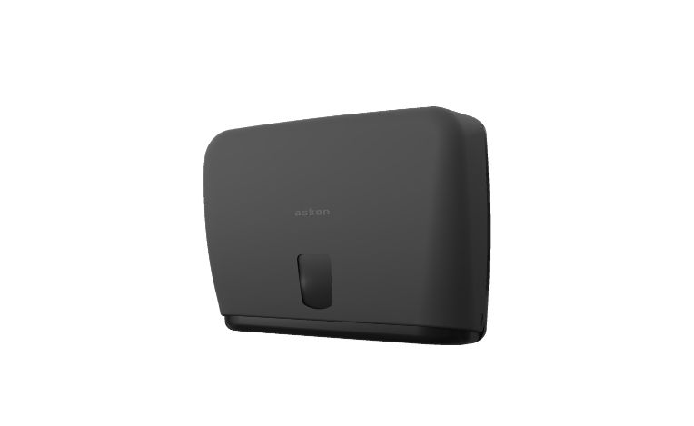 Paper Towel Dispensers in Black and Grey
