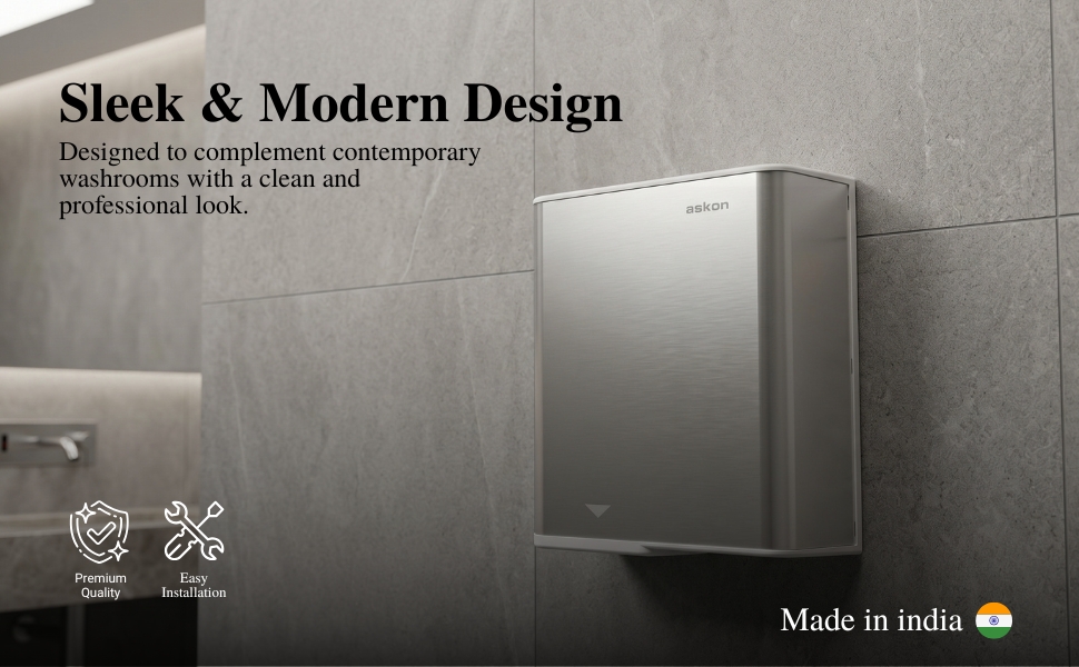 SlimJet Hand Dryer in White FR ABS view 7