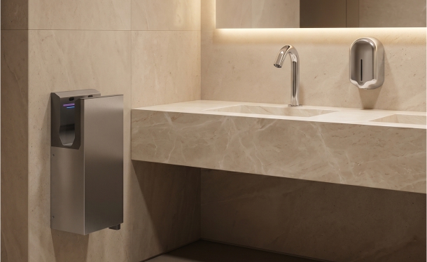 Stainless Steel Dual Jet Hand Dryer 