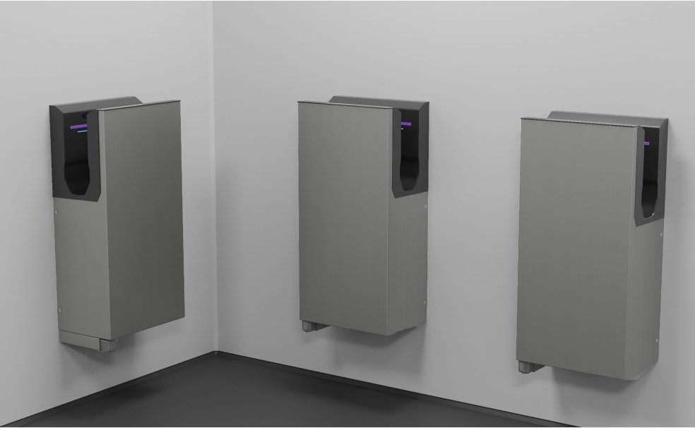 Stainless Steel Dual Jet Hand Dryer  view 2