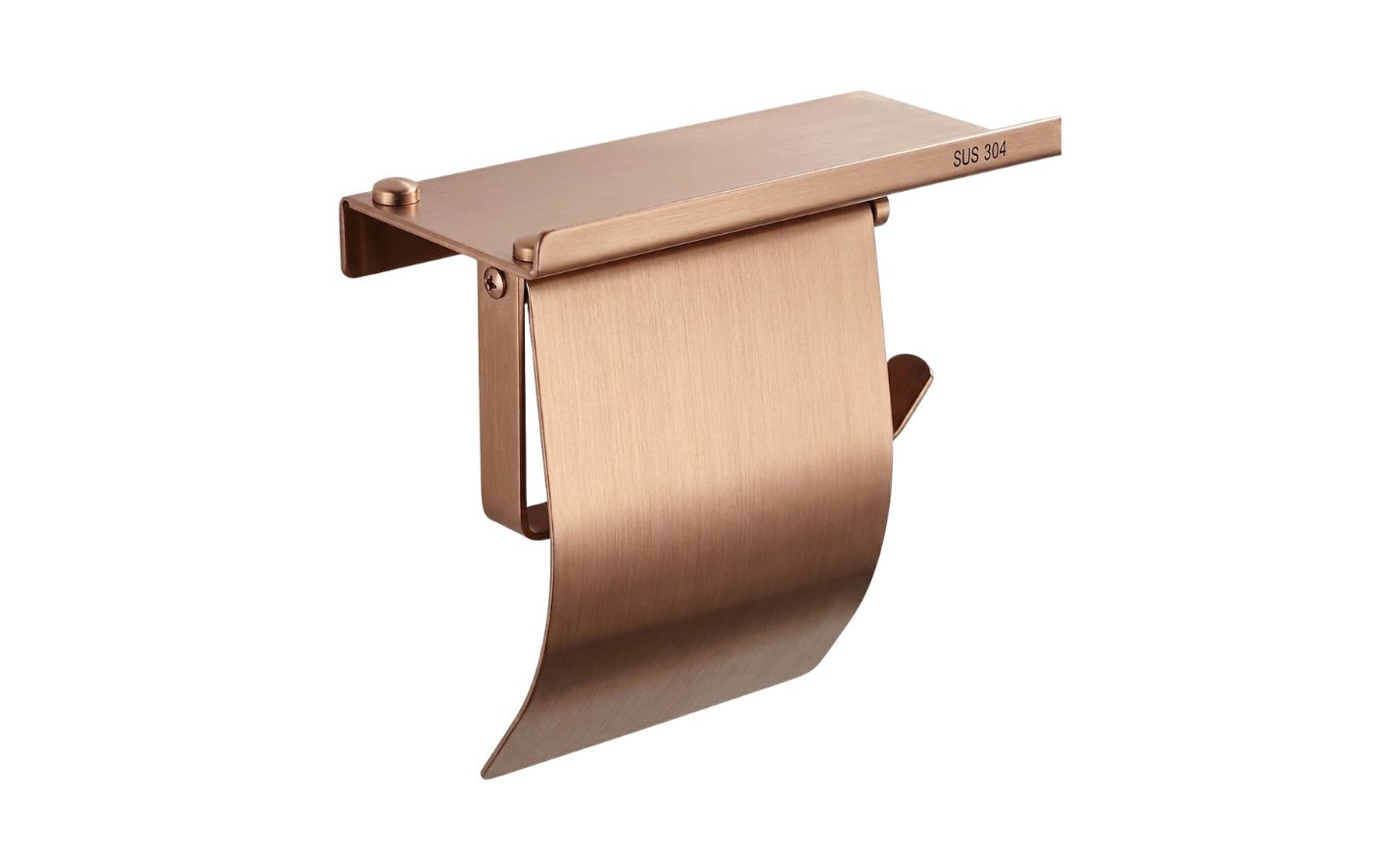 SS Tissue Roll Holder in Rosegold
