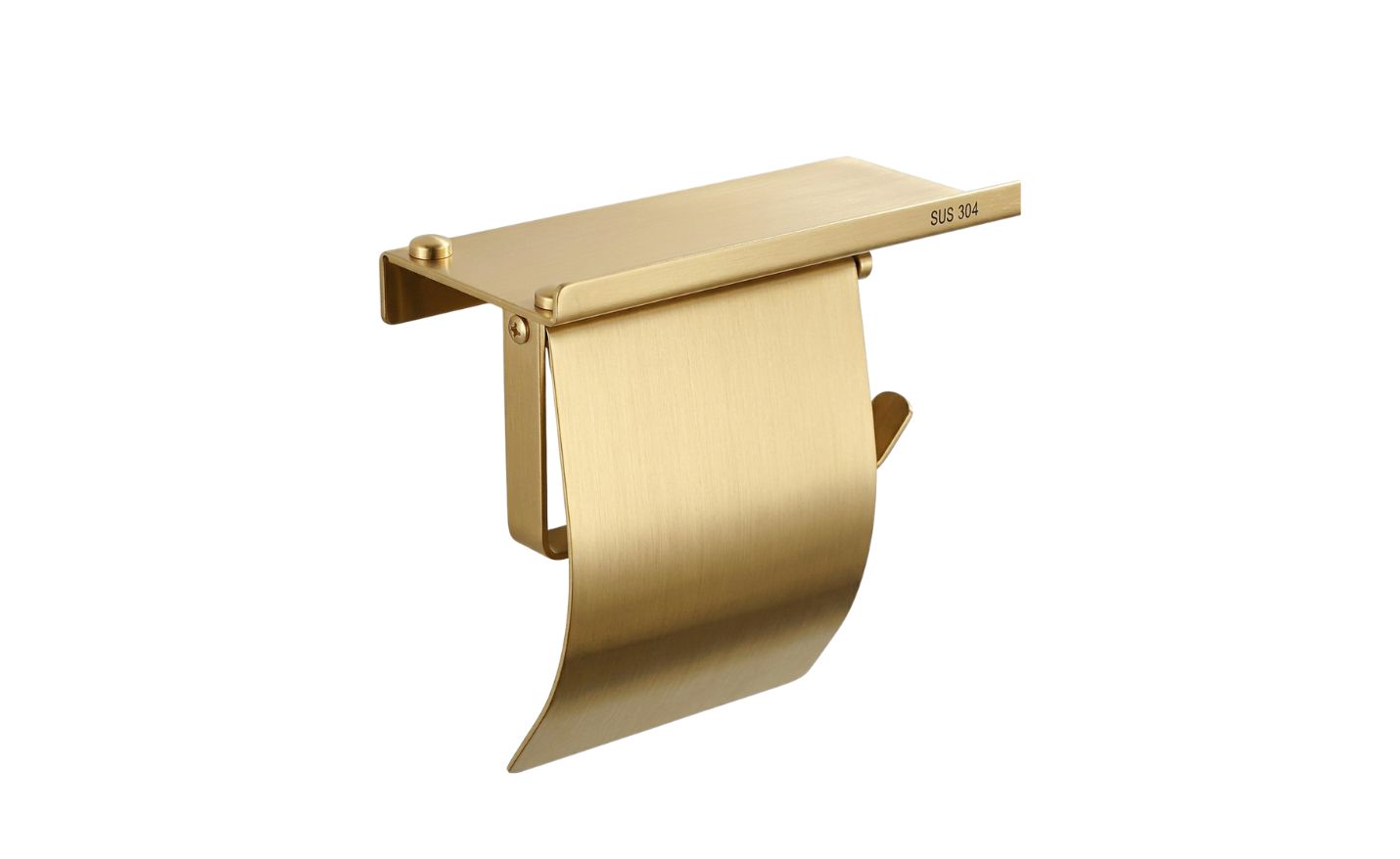 SS Tissue Roll Holder in Champaign Gold