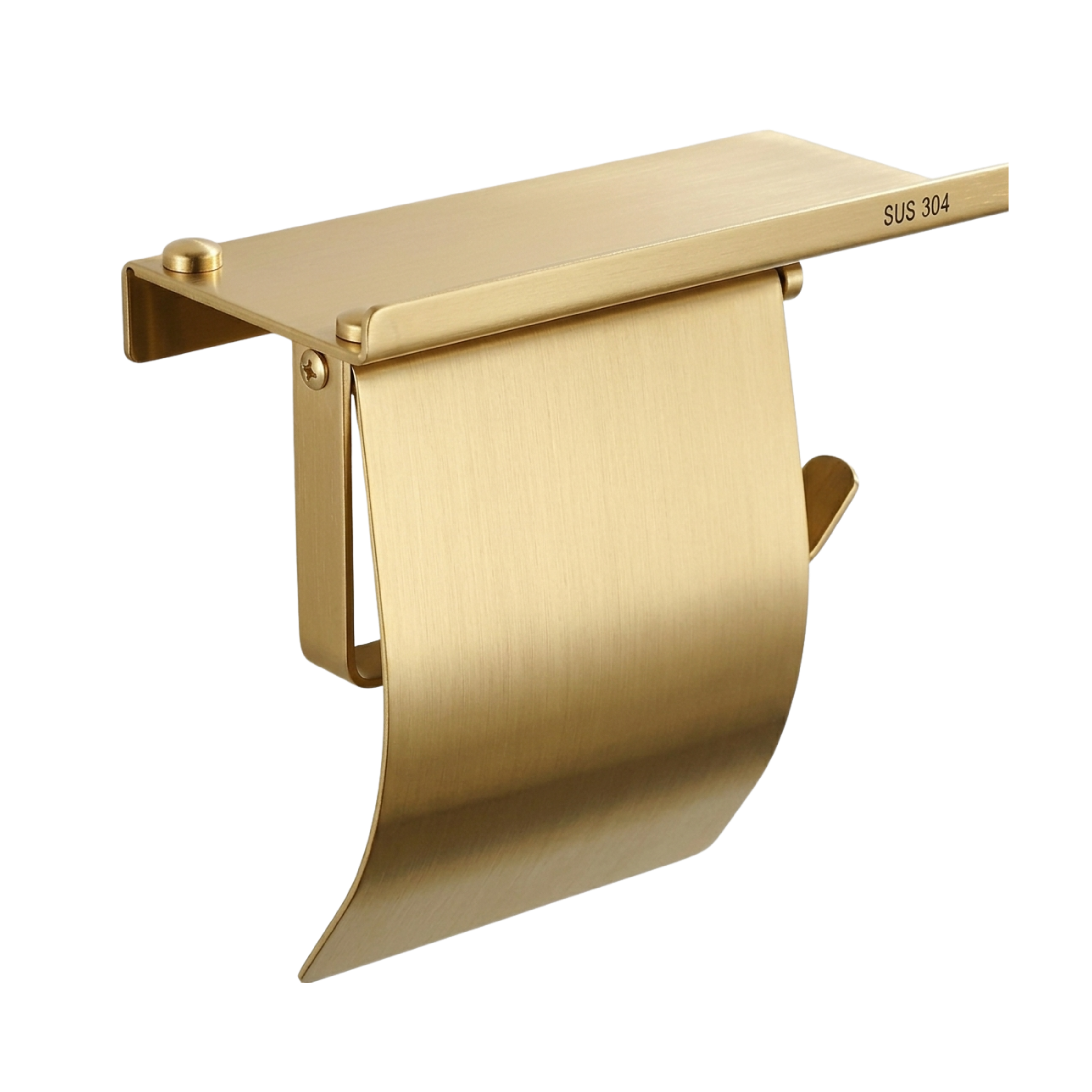 SS Tissue Roll Holder in Champaign Gold