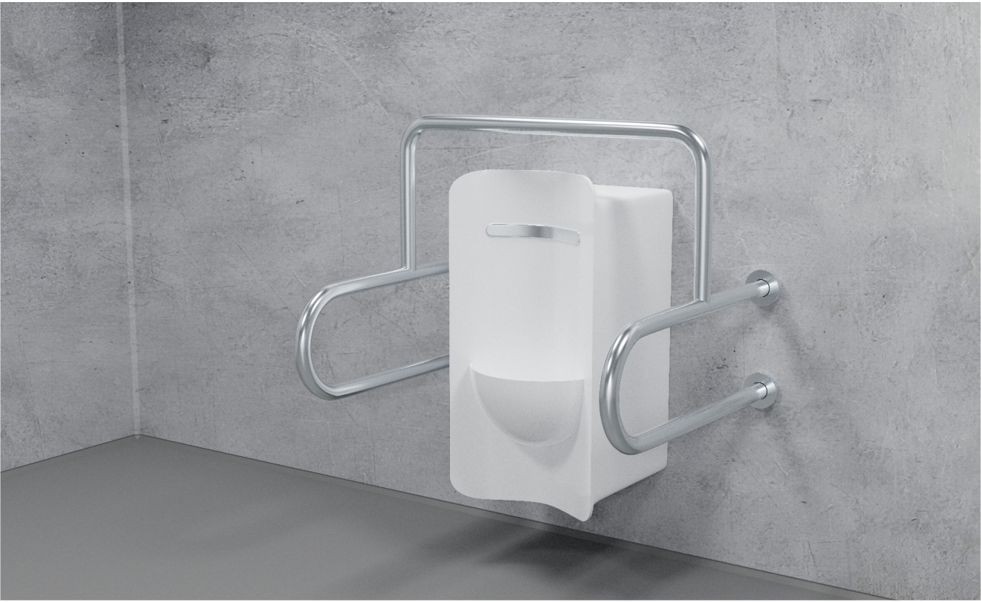 Stainless Steel Grab Bars for Urinal