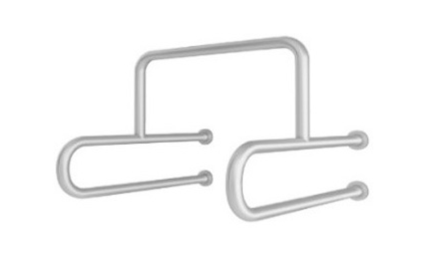 Stainless Steel Grab Bars for Urinal view 2