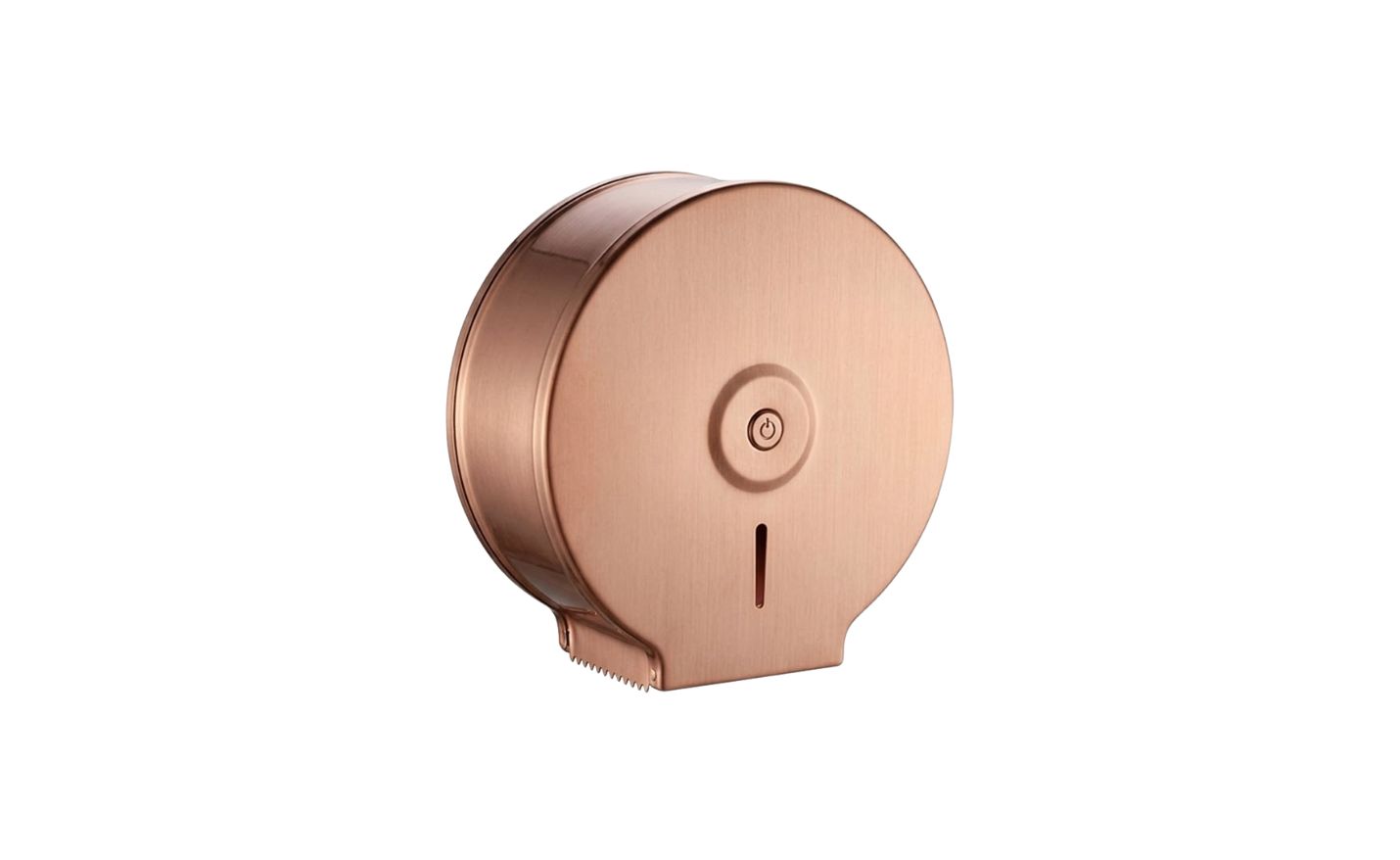 Stainless Steel Jumbo Roll Tissue Dispenser in Rosegold