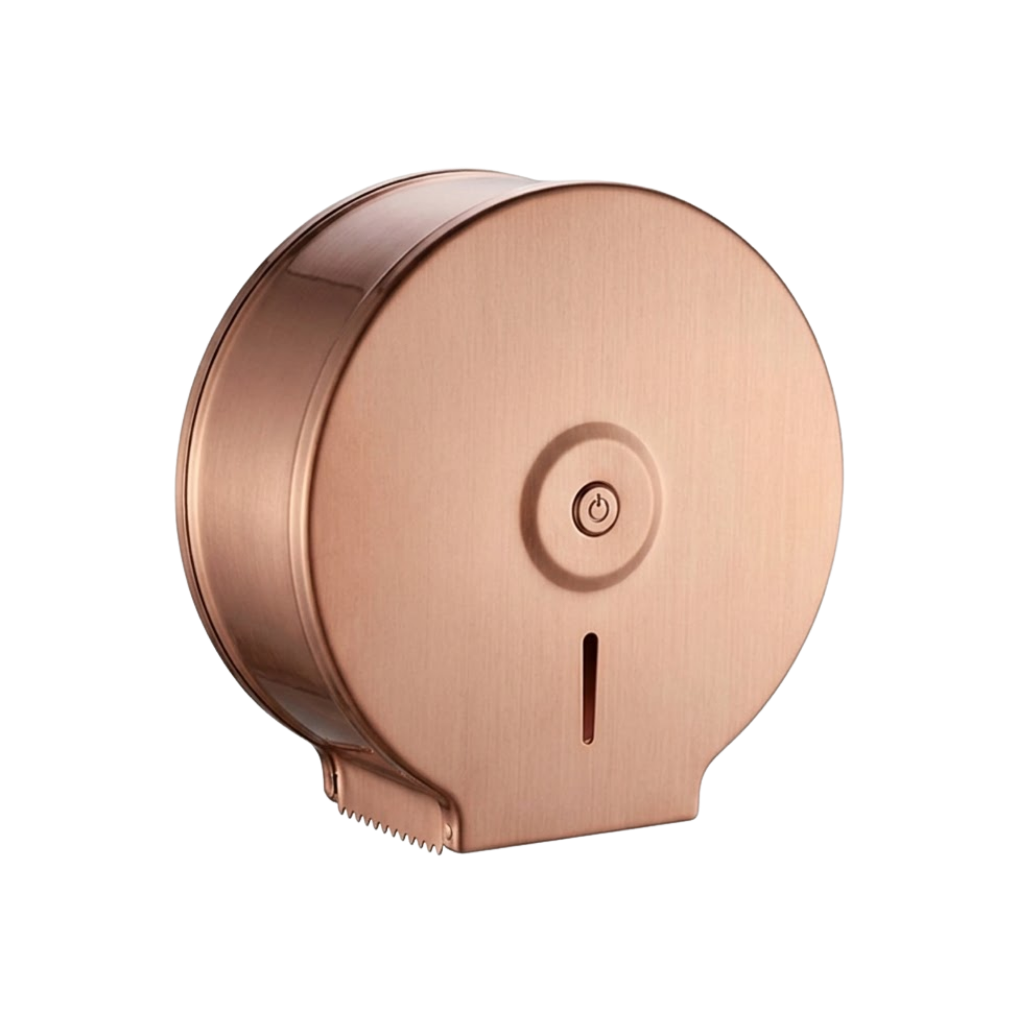 Stainless Steel Jumbo Roll Tissue Dispenser in Rosegold