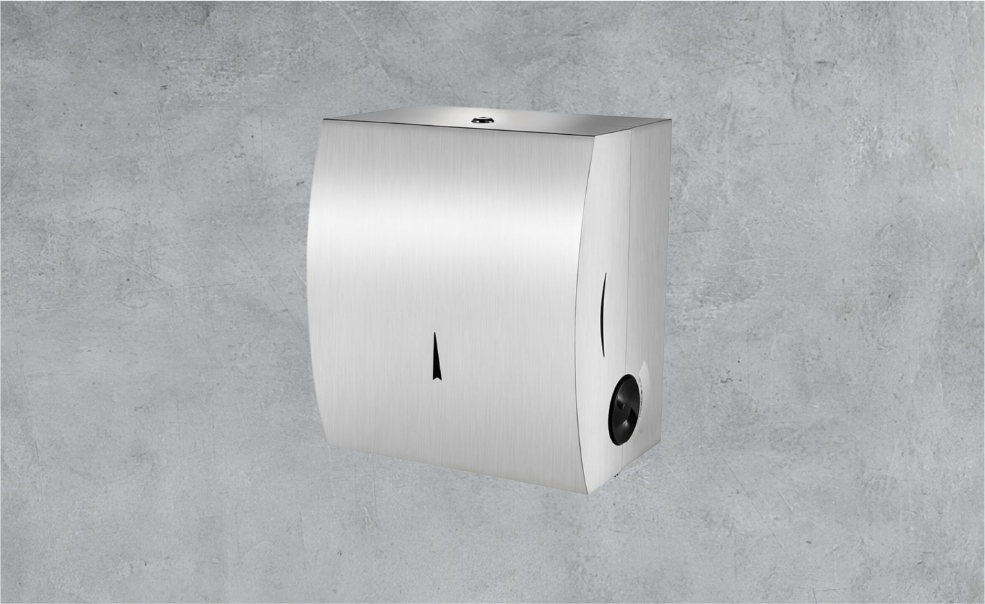     Stainless steel manual auto cut paper towel dispenser 