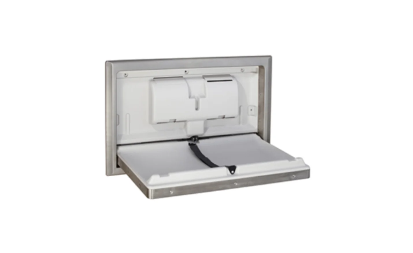 Stainless Steel Recessed Baby Changing station
