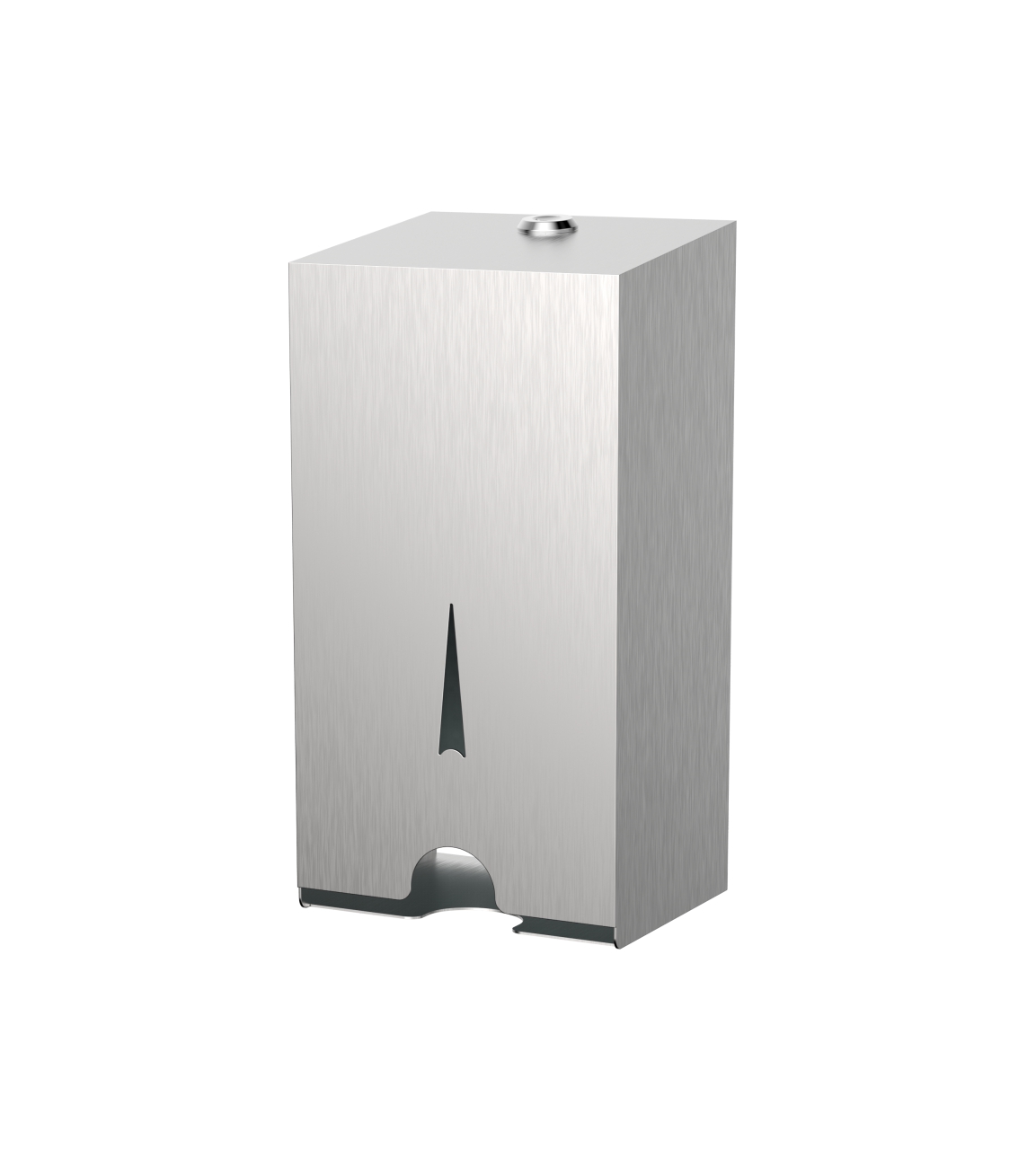 Stainless steel sanitary napkin dispenser