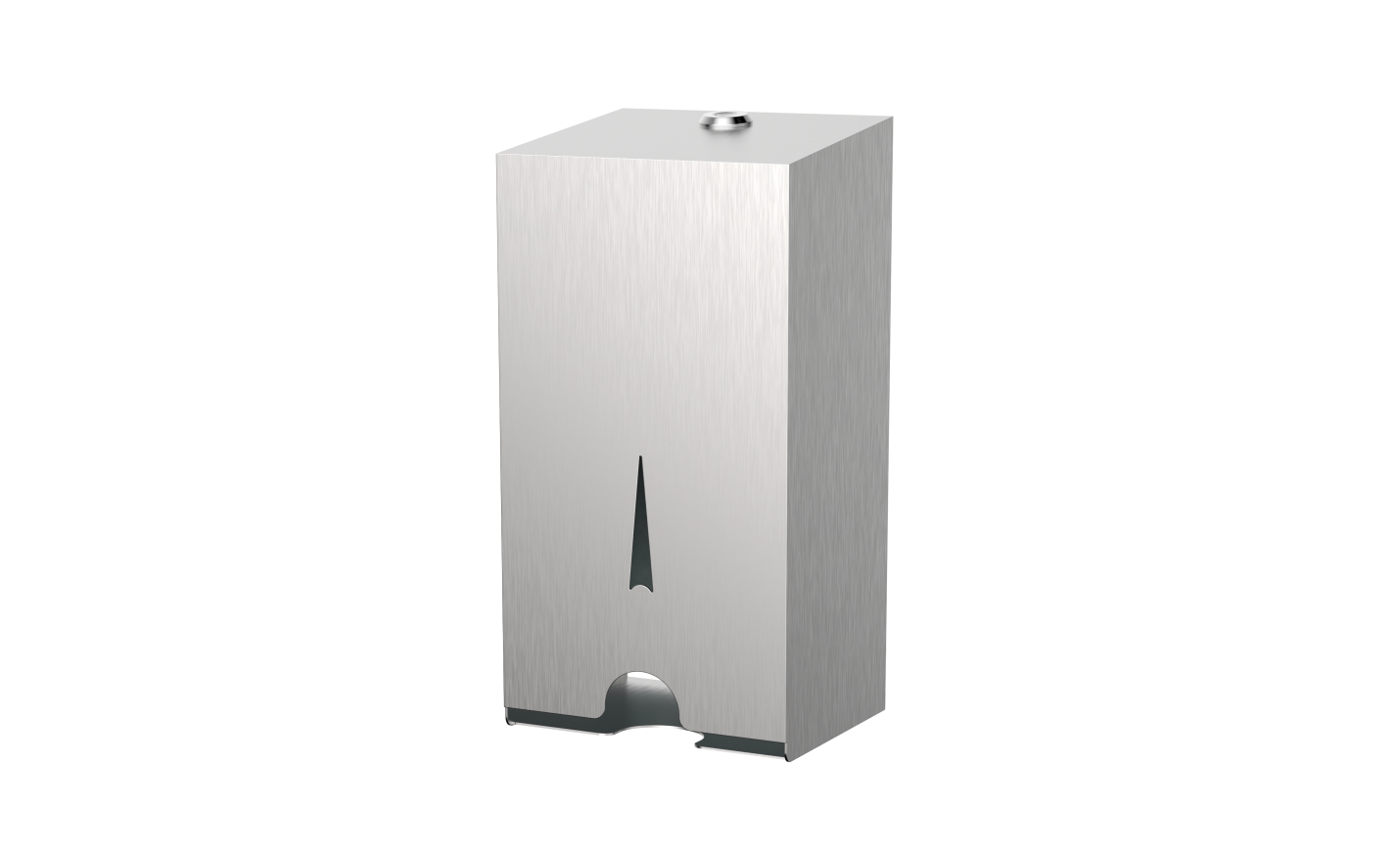 Stainless steel sanitary napkin dispenser