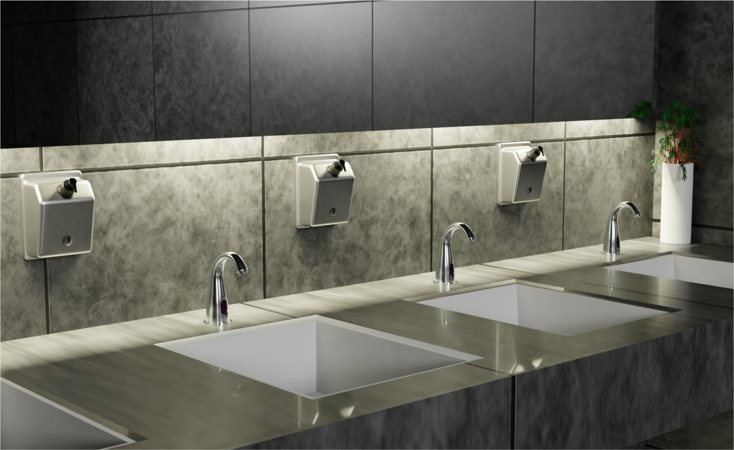 Stainless Steel Sanitizer Dispenser view 2