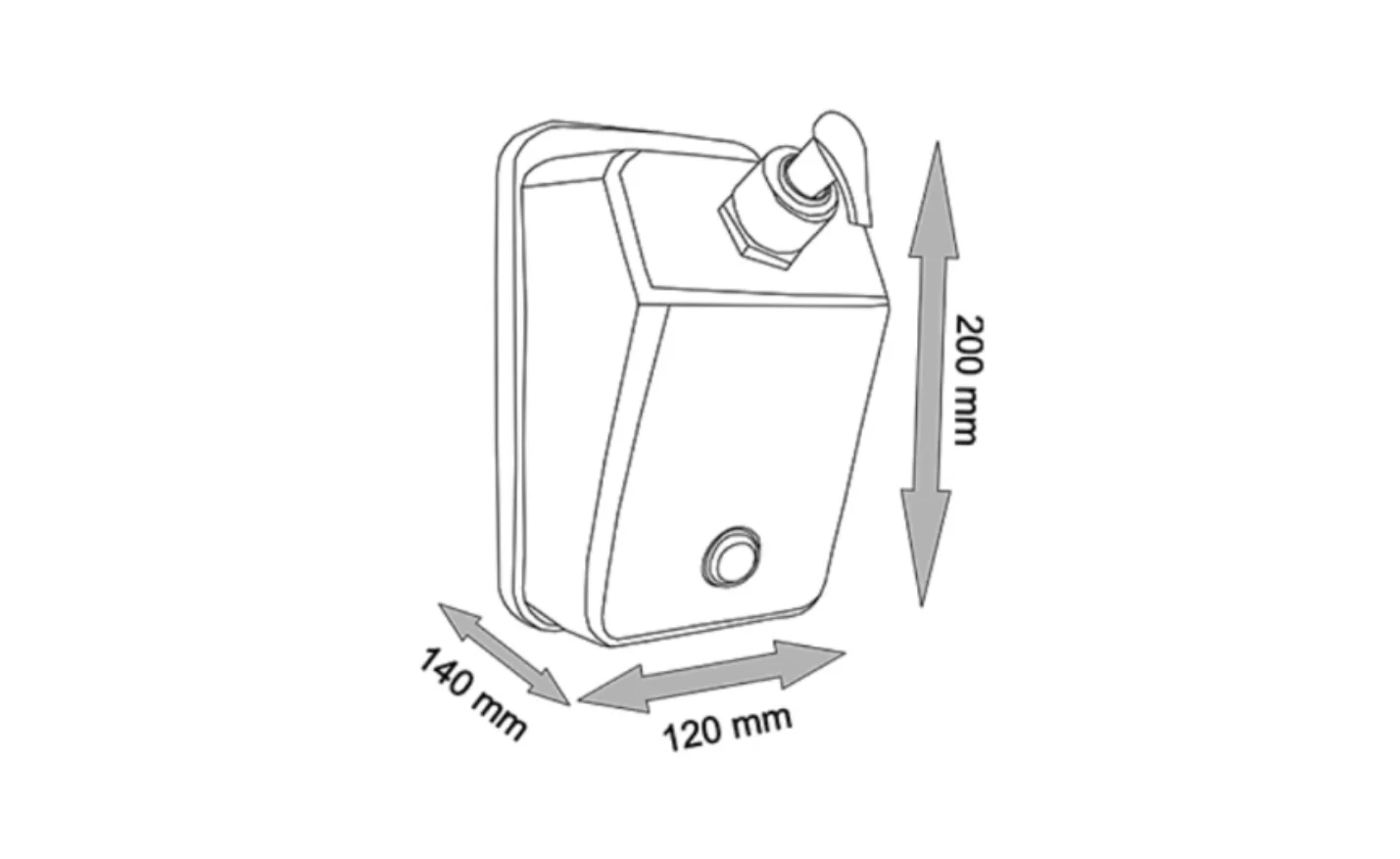 Stainless Steel Sanitizer Dispenser view 4