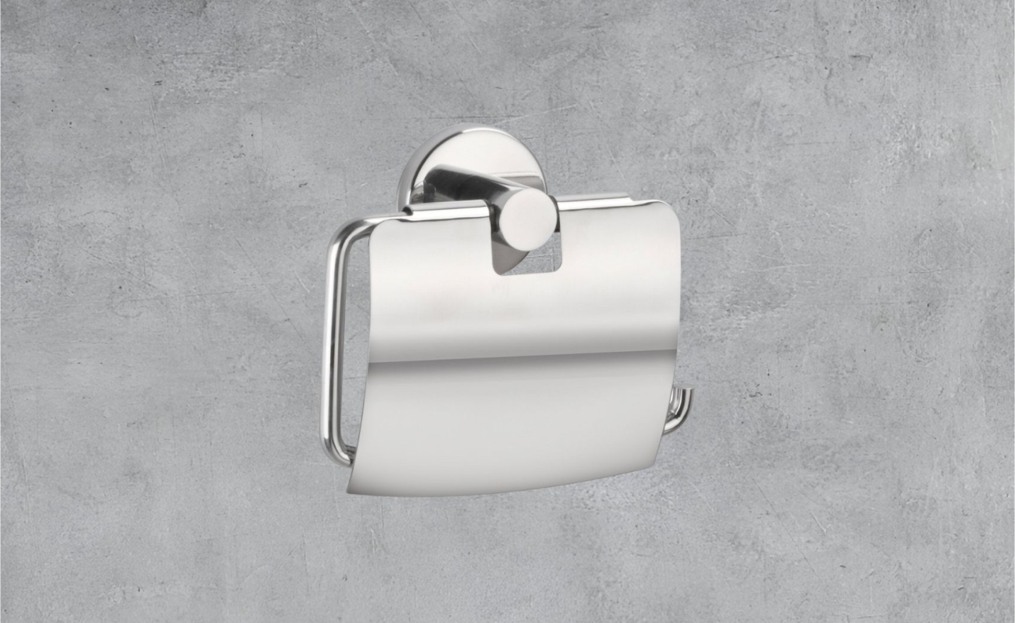 Stainless steel tissue roll holder 