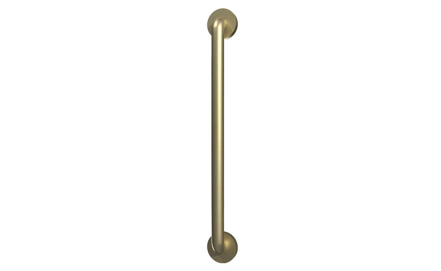 Straight Handicap Grab Bar in Champaign Gold