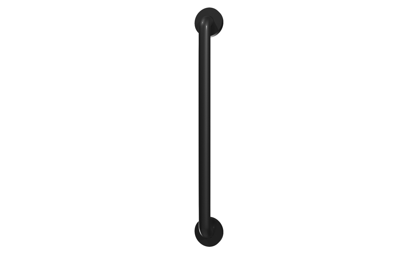 Straight Handicap Grab Bar in Black