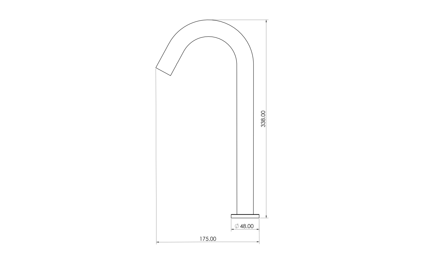 Tall Sensor Tap  view 2