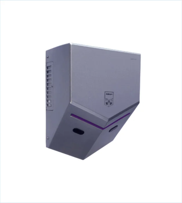 V Jet Hand Dryer in Grey with HEPA filters