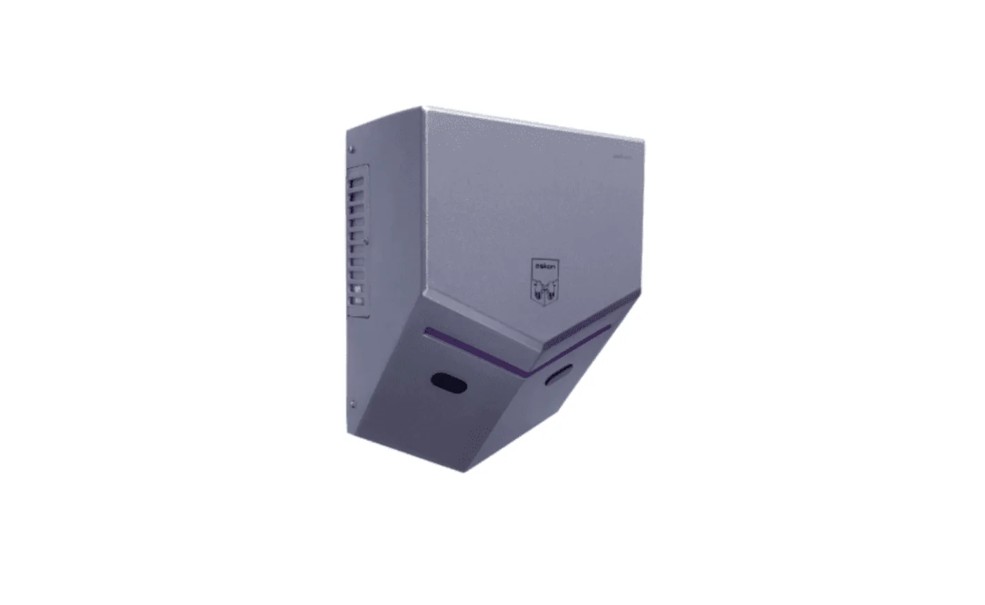 V Jet Hand Dryer in Grey with HEPA filters view 4